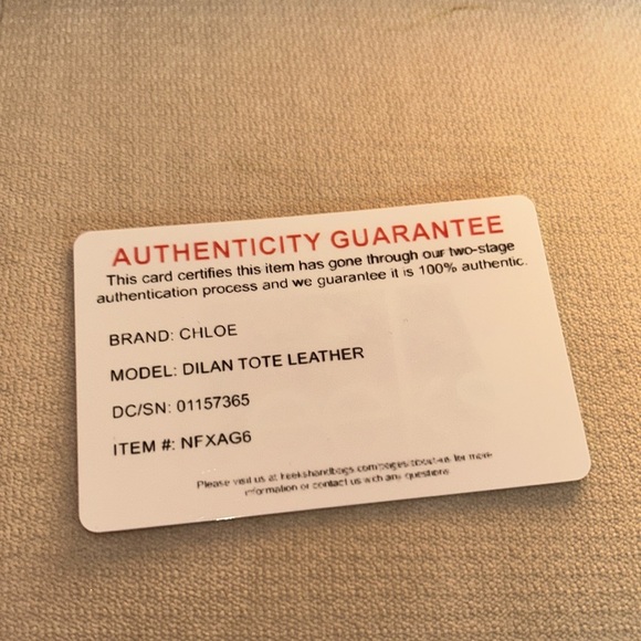 Chloe Dilan Tote is guaranteed 100% authentic. - Picture 2 of 10